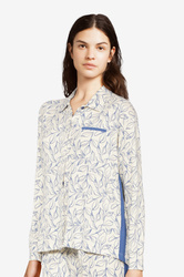 Femilet by Chantelle koszula od piżamy długi rękaw Darla, kremowy